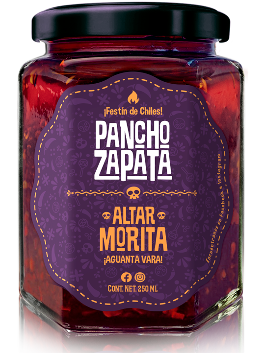 1 bote con salsa macha artesana by Pancho Zapata